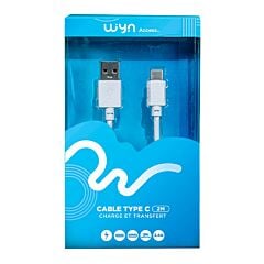 Cable USB Type-A vers USB Type-C Wyn