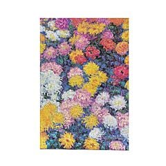 Carnet Chrysanthèmes Monet ligné 9,5 x 14 cm Paperblanks