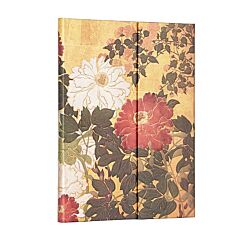 Carnet Rinpa Floraux Natsu ligné 18 x 23 cm Paperblanks