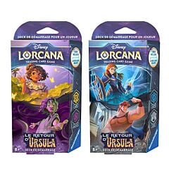 Starter Deck Démarrage Booster Disney Lorcana Saison 4 Le Retour d'Ursula 