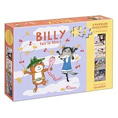Billy fait la fête - 4 puzzles évolutifs