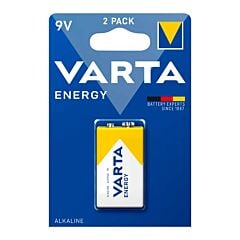 1 pile 9V/6LR61 Varta High Energy alcaline