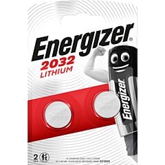 2 piles CR2032 Energizer bouton lithium 