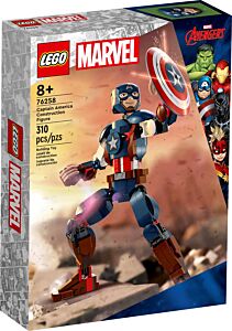 La figurine de Captain America Lego Marvel   