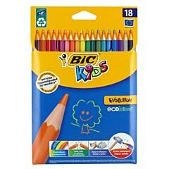 Etui 18 crayons de couleur Evolution Bic Kids