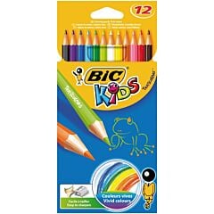 Etui 12 crayons de couleur Tropicolor Bic Kids