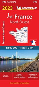 Carte France Nord-Ouest 2023 Michelin