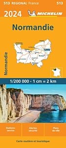 Carte Régionale Normandie 2024