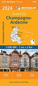 Carte Régionale Champagne-Ardenne 2024