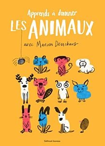 Un livre d'activités artistiques - Apprends à dessiner les animaux avec Marion Deuchars