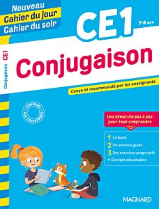Conjugaison CE1 - Nouveau Cahier du jour Cahier du soir