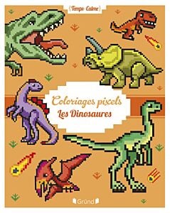 Coloriages Pixels - Les Dinosaures