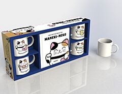 Mini-mug cakes Maneki Neko 