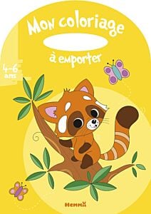 Mon coloriage à emporter (4-6 ans) (Panda roux)