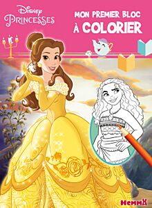 Disney Princesses - Mon premier bloc à colorier (Belle)