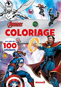 Marvel Avengers Coloriage - avec plus de 100 stickers