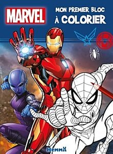 Marvel - Mon premier bloc à colorier (Iron-Man)