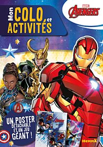 Marvel Avengers - Mon colo et activités + poster (Iron-Man) - Un poster détachable et un jeu géant !