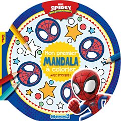 Marvel Spidey et ses amis extraordinaires - Mon premier mandala à colorier - Avec stickers !