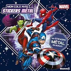 Marvel - Mon colo avec stickers métal - Des stickers métal en bonus !