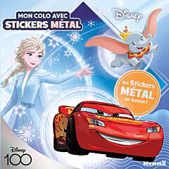 Disney 100 Disney - Mon colo avec stickers métal - Des stickers métal en bonus !