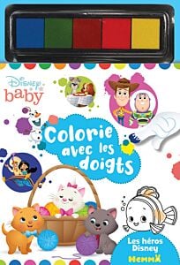 Disney Baby - Colorie avec les doigts - Les héros Disney