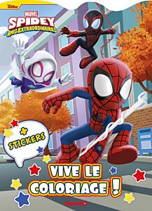 Marvel Spidey et ses amis extraordinaires - Vive le coloriage ! (Spidey, Ghost-Spider, Spin) - + sti