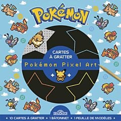 Pokémon - Cartes à gratter Pixel - Dracaufeu, Dracolosse, Roucarnage