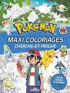 Pokémon - Maxi coloriages cherche-et-trouve