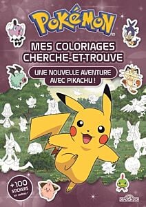 Pokémon - Coloriages cherche-et-trouve Une nouvelle aventure avec Pikachu !
