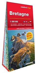 Bretagne 1/300.000 (carte grand format laminée)