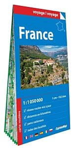 France 1/1.050.000 (carte grand format en papier)