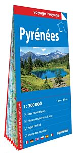 Pyrénées 1/300.000 (carte grand format en papier)