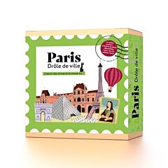 Paris Drôle de ville Crée ta ville miniature et amuse-toi ! - Le coffret contient 6 feuilles de pièces détachables, 1 plan, 1 jeu de
