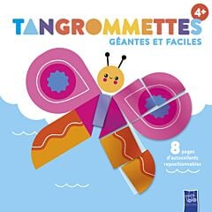 Le papillon - 4+ Tangrommettes géantes et faciles