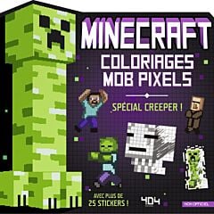 Minecraft - Coloriages Mob pixels - Creeper