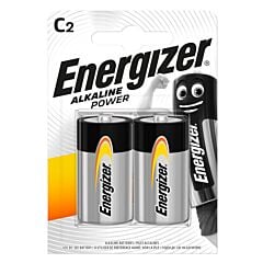 2 piles C/LR14 Energizer alcaline