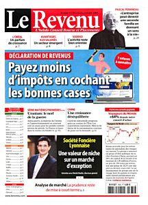 Magazine Le revenu hebdo bourse, numéro 785, du 26/04/2024