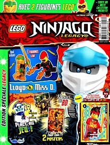 Magazine Lego ninjago legacy, numéro 18, du 05/03/2024