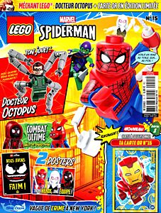 Magazine Lego marvel avengers, numéro 15, du 25/01/2024