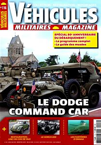 Magazine Vehicules militaires mag, numéro 116, du 10/04/2024