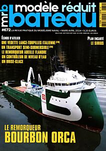 Magazine Modele reduit bateaux, numéro 672, du 09/03/2024