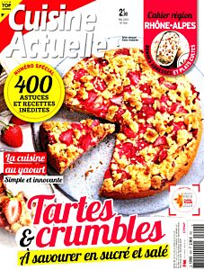 Magazine Cuisine actuelle, numéro 400, du 04/04/2024