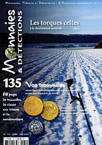 Magazine Monnaies et detections, numéro 135, du 29/03/2024