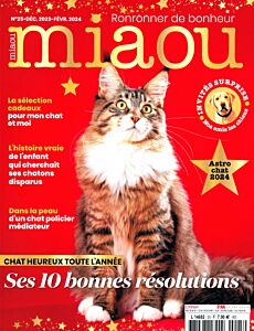 Magazine Miaou, numéro 25, du 29/11/2023