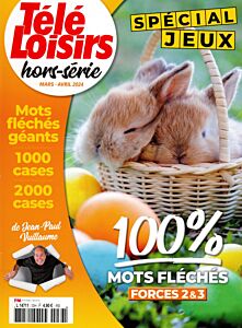 Magazine Tele loisirs jeux hs, numéro 33, du 14/03/2024