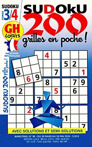 Magazine Sudoku 200 grilles en poche, numéro 98, du 20/03/2024