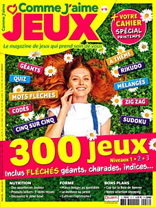 Magazine Comme j'aime jeux, numéro 16, du 11/04/2024