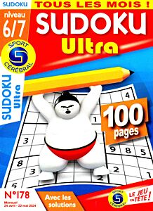 Magazine Sudoku ultra 6/7, numéro 178, du 24/04/2024
