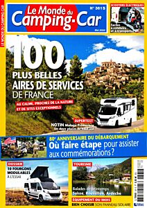 Magazine Le monde du camping car, numéro 361, du 06/04/2024
